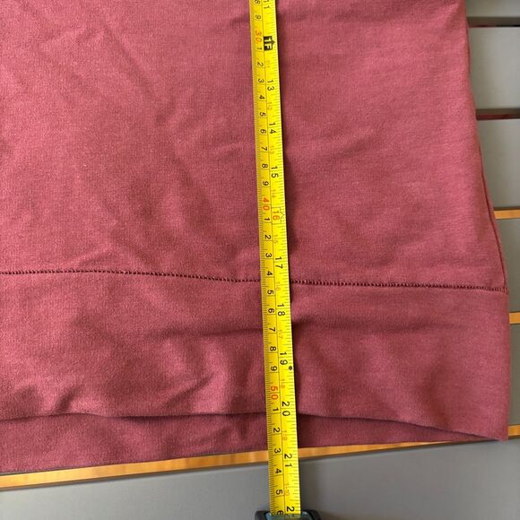 Alo Yoga Social Hoodie Women's Mauve Pink Medium Training Long Sleeve Drawstring - Picture 7 of 8